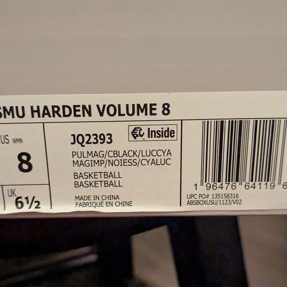 Adidas Black And Hot Pink James Hardens! Brand New.. Tags And Box - Picture 2 of 9